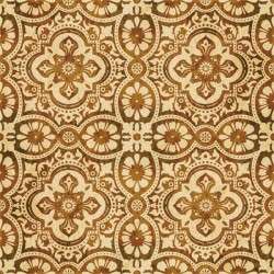 Retro kaleidoscope floral seamless pattern vector 05