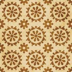 Retro kaleidoscope floral seamless pattern vector 13