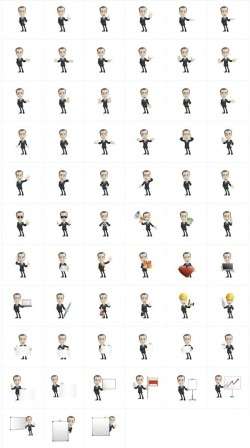 Happy Businessman Clipart
