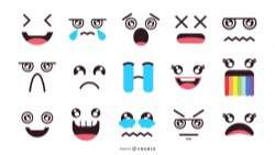Kawaii Emoji Expression Set