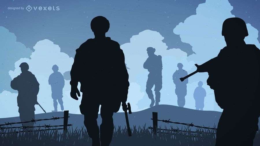 Soldier war silhouettes png