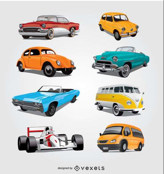 Detailed car collection