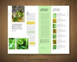 Editorial template design