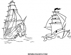 Free Vector Pirate Ships