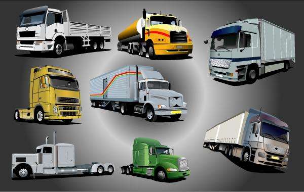 Photorealistic Shipping Lorry Pack
