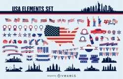 Usa elements set