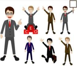Cartoon Businessman vector