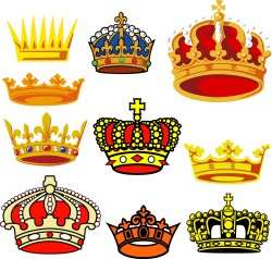 Crowns silhouette