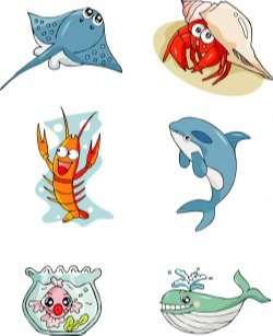 Cute cartoon animal series