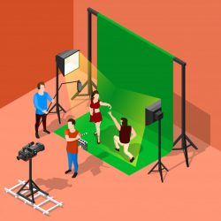 Chromakey shooting