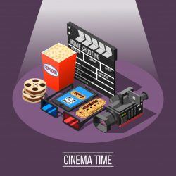 Cinema time background