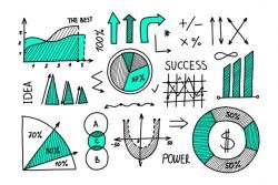 Hand drawn infographic element collection