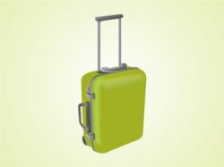Suitcase vector design