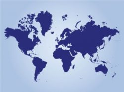 Continents Map vectors