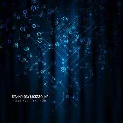 Abstract technology background design illustration