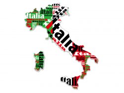 A map of Italy