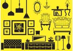 Antique and Modern Furniture Vector