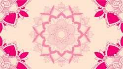 Background template with mandala designs