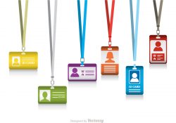 Colorful Identification Card