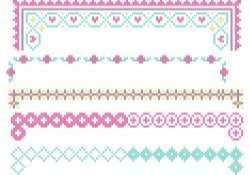 Cross Stitch Border Set