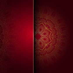 Decorative mandala background