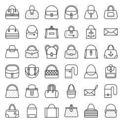 Fashion bag various type such as frame bag