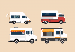 Food Truck Illustration Set