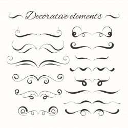 Hand drawn dividers set