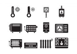 Heating and Cooling Icons
