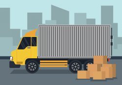 Moving Truck Illustration