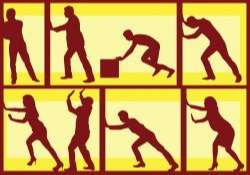 Pushing Silhouette Set