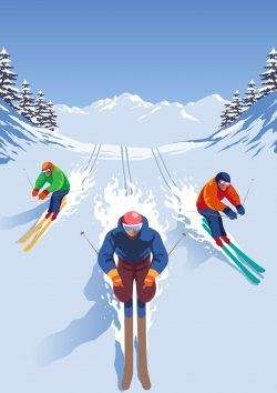 Skier Extreme Sports