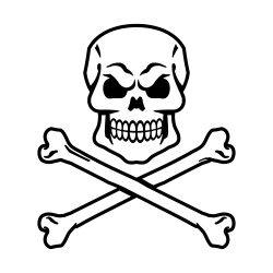 Skull graphic