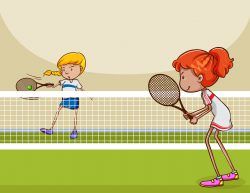 Tennis Playing