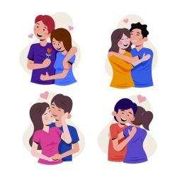 Valentine’s day couple collection