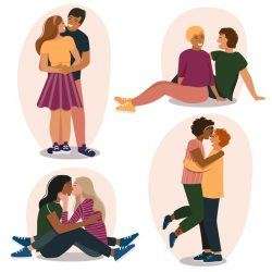 Valentine’s day couple collection