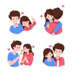 Valentine’s day event couple collection
