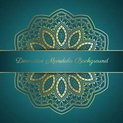 Decorative mandala background