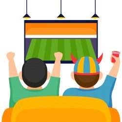 Football watch party