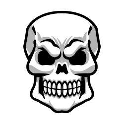 Skull graphic