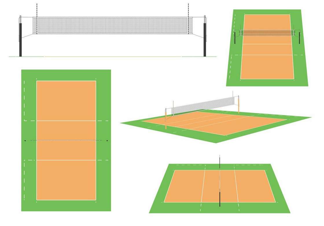 Volleyball Court png
