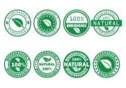 Biodegradable Stamp Vector