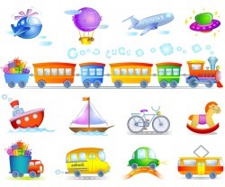 Children Toys 2 Vector
