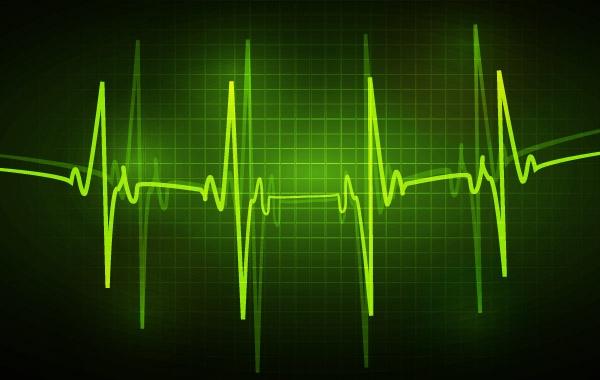 ECG Abstract Vector Background
