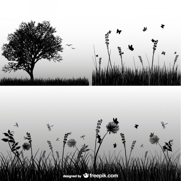 Grass silhouette  Vector | Free Download