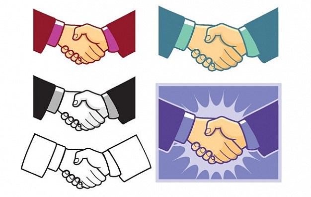 Handshake Vector  Vector | Free Download